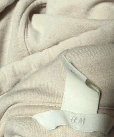 H&M Men’s Beige Pullover Hoodie